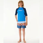 Rip Curl Shock UPF Boys Rash Vest T Shirt