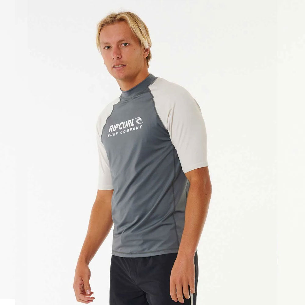 Rip Curl Shock UPF Rash Vest - Dark Grey
