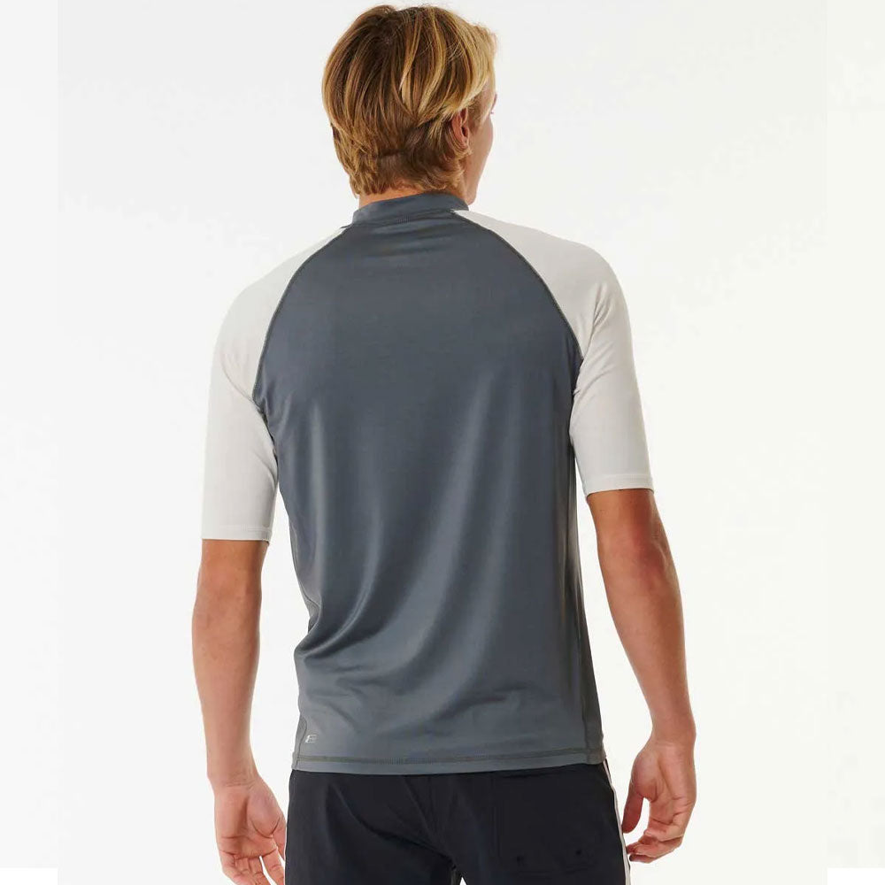 Rip Curl Shock UPF Rash Vest - Dark Grey