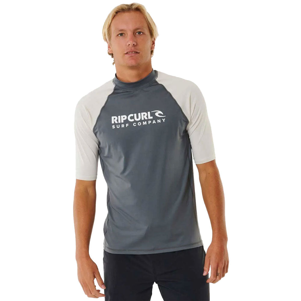 Rip Curl Shock UPF Rash Vest - Dark Grey