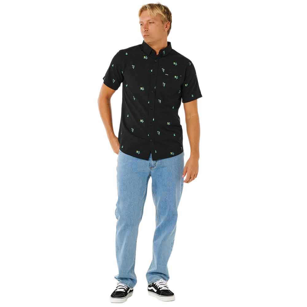Rip Curl Skelly Breach Shirt Black