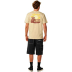 Rip Curl Surf Trip T Shirt Khaki Sand