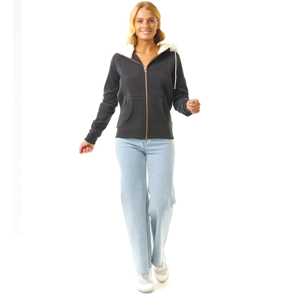 Sherpa lined sweatshirt on sale