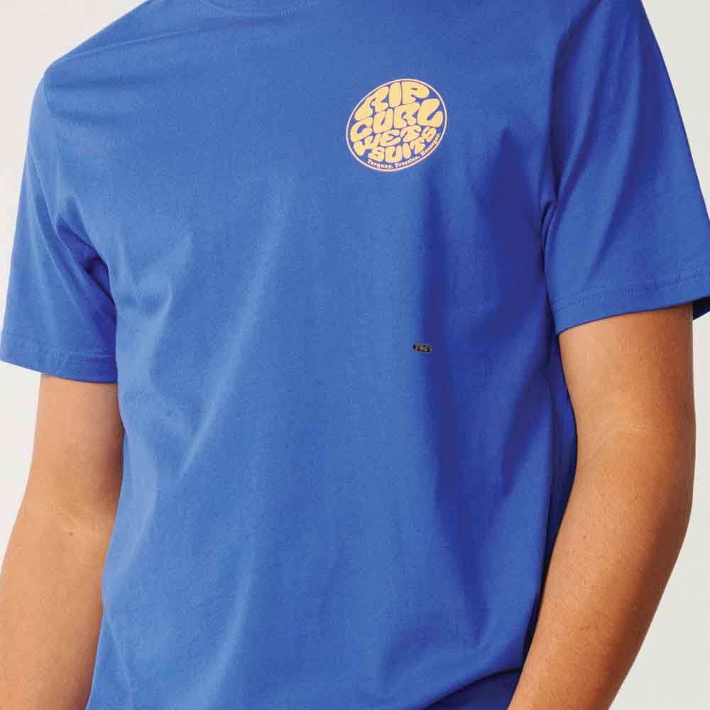 Rip Curl Wettie Icon T Shirt Deep Riverside
