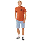 Rip Curl Wettie Passage Icon T-Shirt Baked Clay