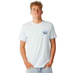 Rip Curl Wettie Passage Icon T Shirt Glacier Blue