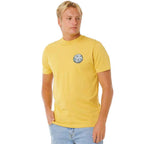 Rip Curl Wettie Passage Icon T-Shirt Ochre