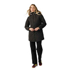 Rip Curl Womens Anti-Series Anoeta Long Line Coat Washed Black