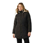 Rip Curl Womens Anti-Series Anoeta Long Line Coat Washed Black