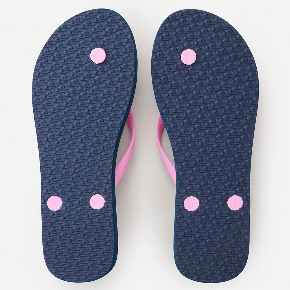 Rip Curl Womens Bondi Bloom Flip Flops - Navy