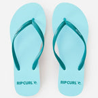 Rip Curl Womens Bondi Bloom Flip Flops - Sky Blue
