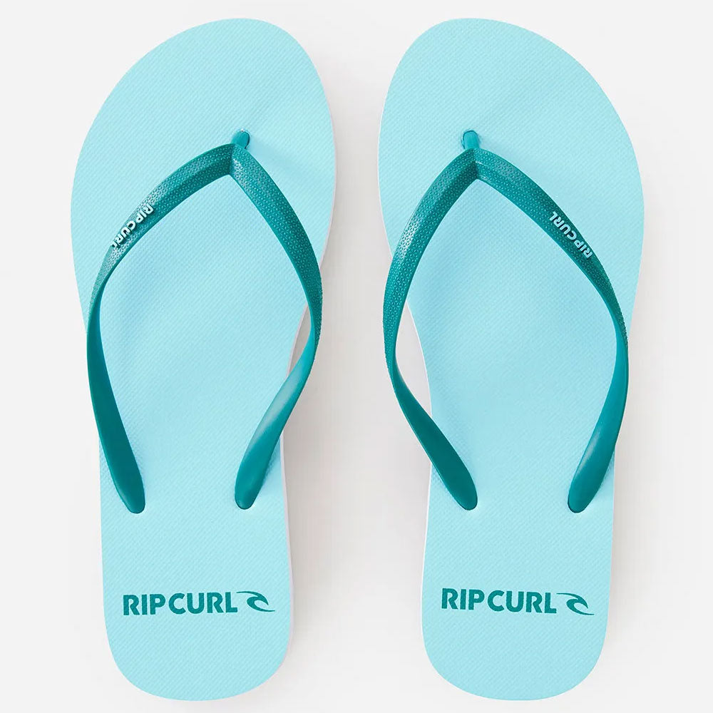 Rip Curl Womens Bondi Bloom Flip Flops - Sky Blue