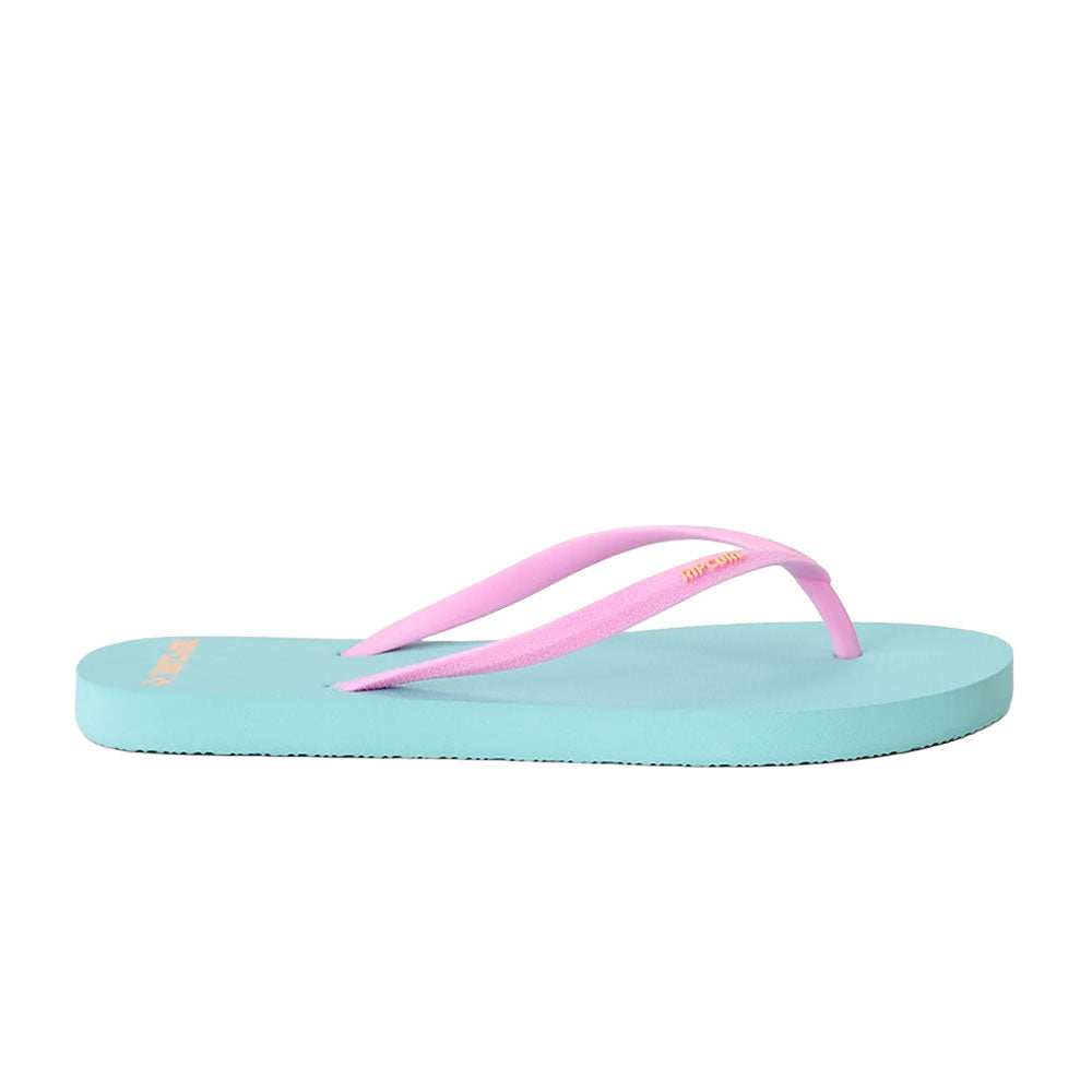 Rip Curl Womens Bondi Bloom Open Toe Flip Flop Blue