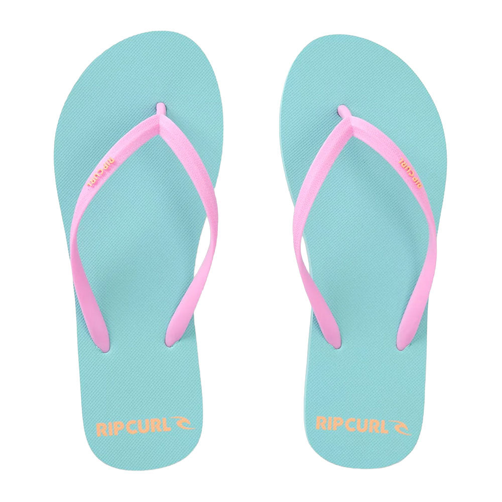 Rip Curl Womens Bondi Bloom Open Toe Flip Flop Blue