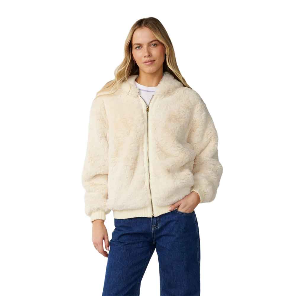 Rip Curl Womens Bossa Nova Fluffy Polar Fleece Bone