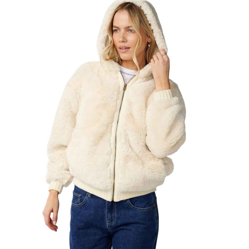 Rip Curl Womens Bossa Nova Fluffy Polar Fleece Bone