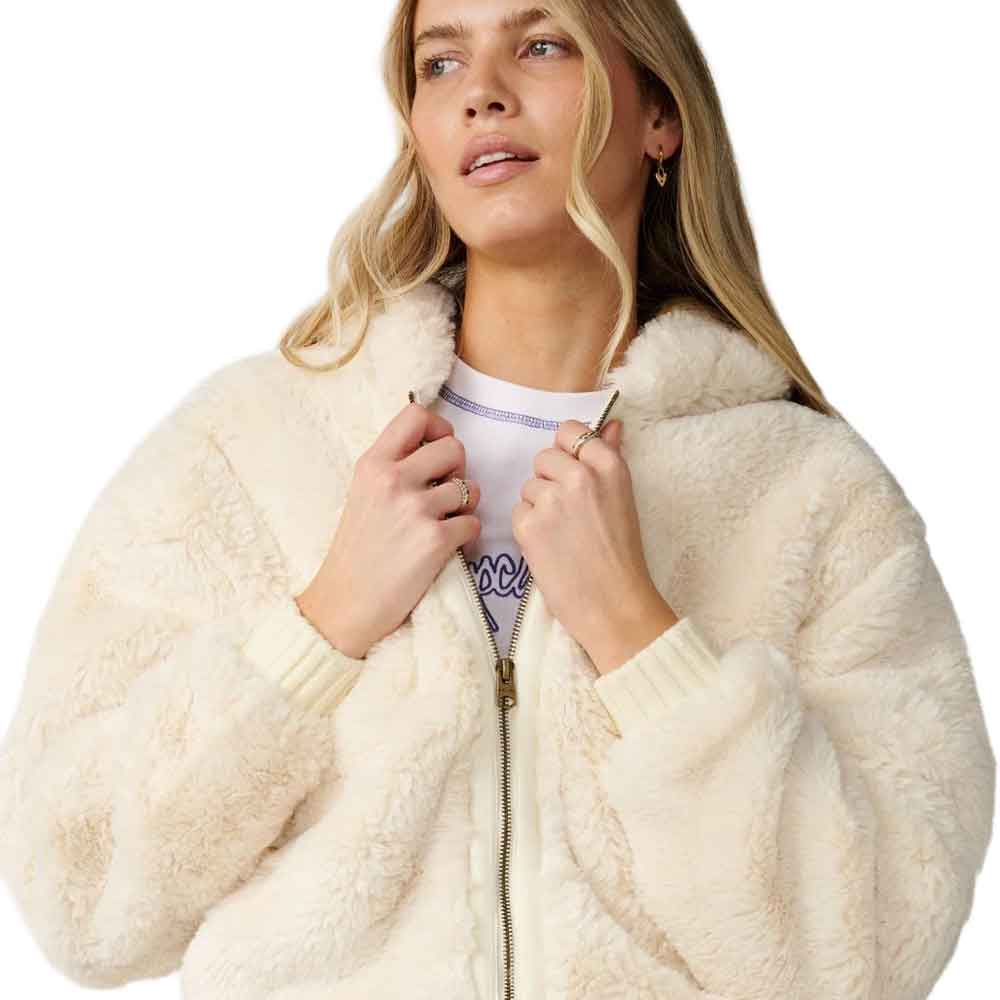 Rip Curl Womens Bossa Nova Fluffy Polar Fleece Bone