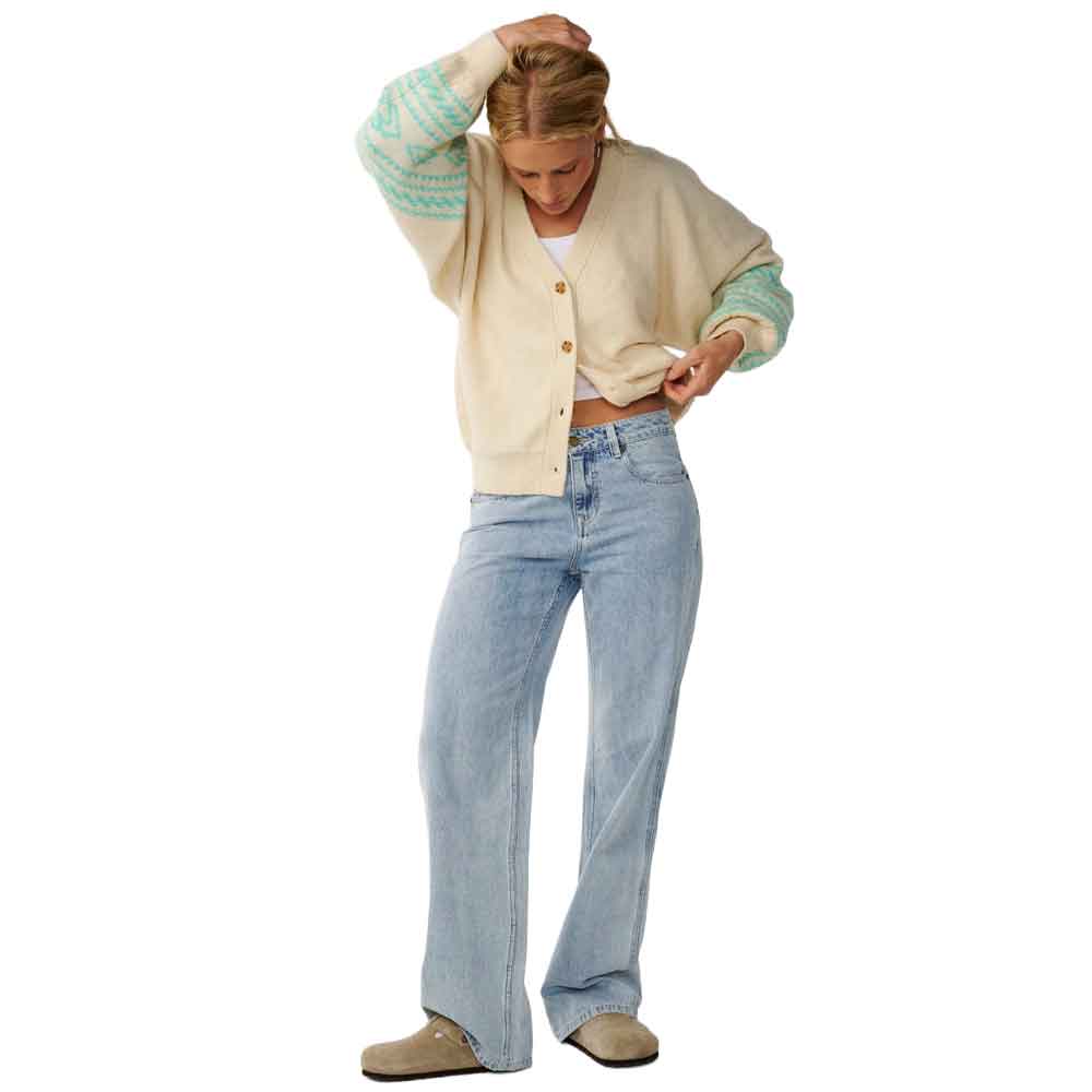 Rip Curl Womens Bossa Nova Jacquard Cardigan Brazilian Sand