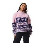 Rip Curl Womens Bossa Nova 1/4 Zip Polar Fleece Lilac