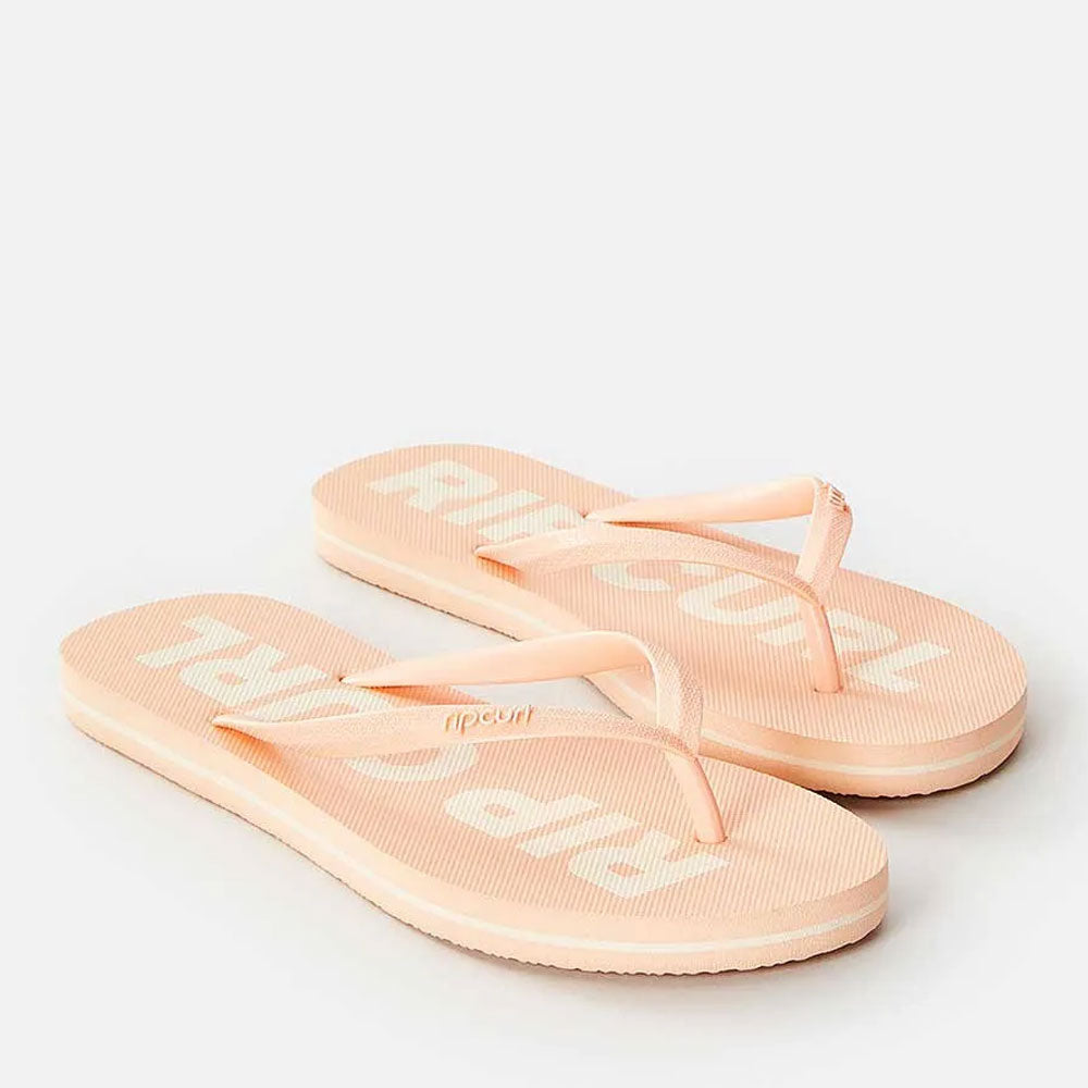 Rip Curl Womens Classic Surf Bloom Flip Flops - Peach
