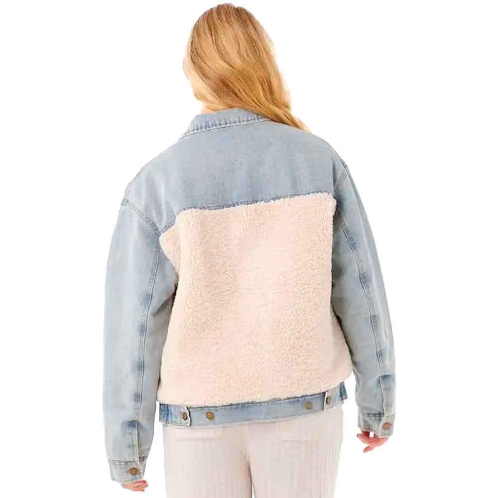 Rip Curl Womens Cruisin Sherpa Denim Jacket