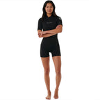 Rip Curl Womens Dawn Patrol 2mm Back Zip Shortie - Black