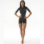 Rip Curl Womens Dawn Patrol 2mm Back Zip Shortie - Light Brown
