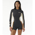 Rip Curl Womens Dawn Patrol 2mm Long Sleeve Shortie - Light Brown