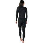 Rip Curl Womens Dawn Patrol 5/3mm Chest Zip Winter Wetsuit -Black