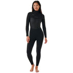 Rip Curl Womens Dawn Patrol 5/3mm Chest Zip Winter Wetsuit -Black