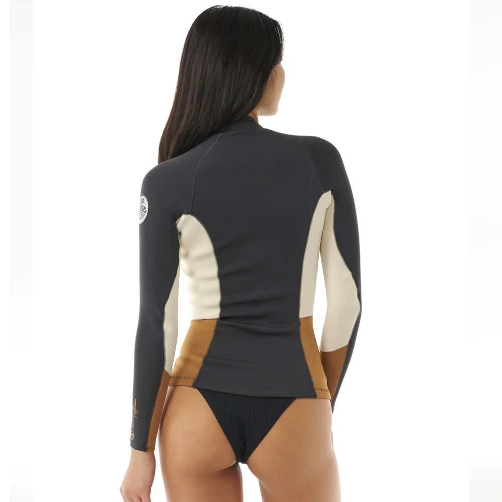 Rip Curl Womens Dawn Patrol Long Sleeve Jacket - Light Brown