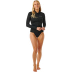 Rip Curl Womens Dawn Patrol Long Sleeve Wetsuit Jacket - Black