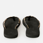Rip Curl Womens Freedom Bloom Flip Flops - Black/Brown