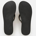 Rip Curl Womens Freedom Bloom Flip Flops - Black/Brown