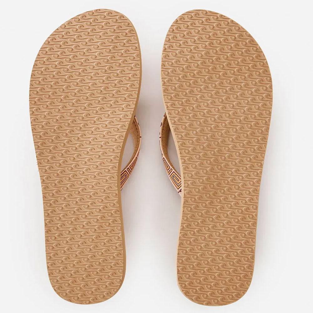 Rip Curl Womens Freedom Bloom Flip Flops - Bright Peach