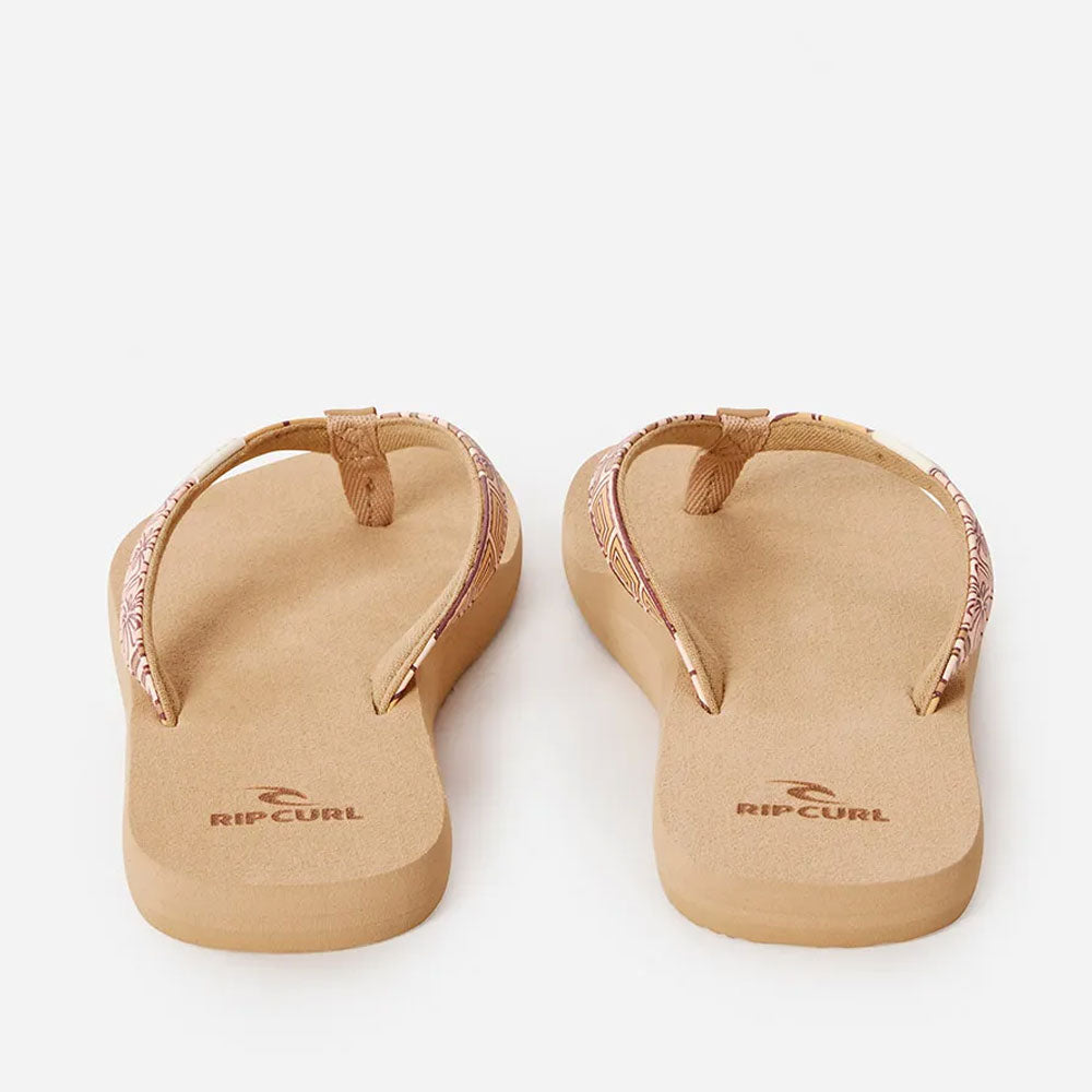 Rip Curl Womens Freedom Bloom Flip Flops - Bright Peach