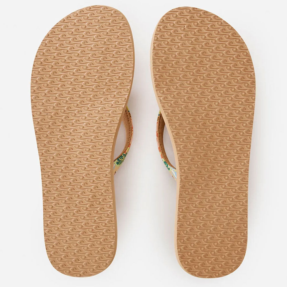 Rip Curl Womens Freedom Bloom Flip Flops - Light Orange