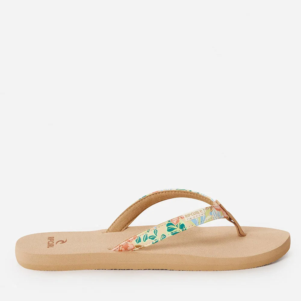 Rip Curl Womens Freedom Bloom Flip Flops - Light Orange