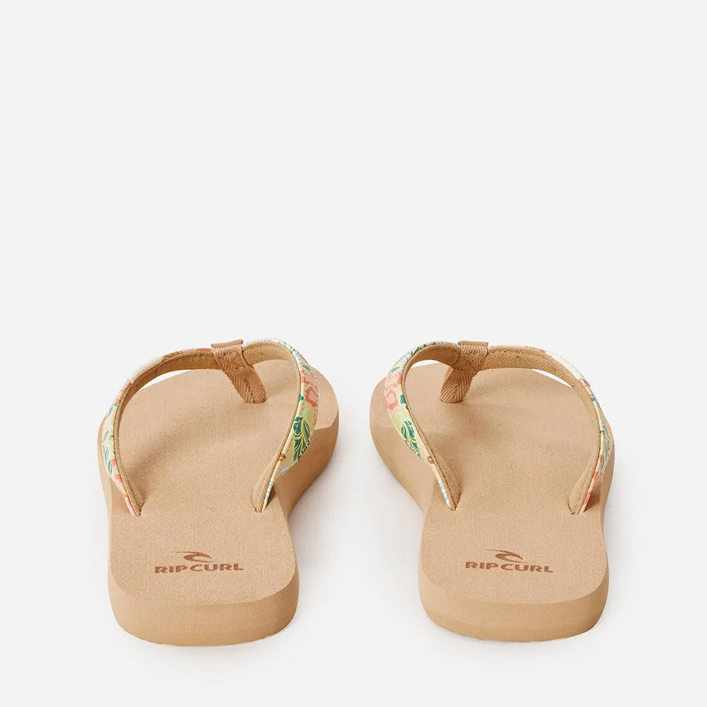 Rip Curl Womens Freedom Bloom Flip Flops - Light Orange