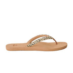 Rip Curl Womens Freedom Bloom Open Toe Flip Flop Natural