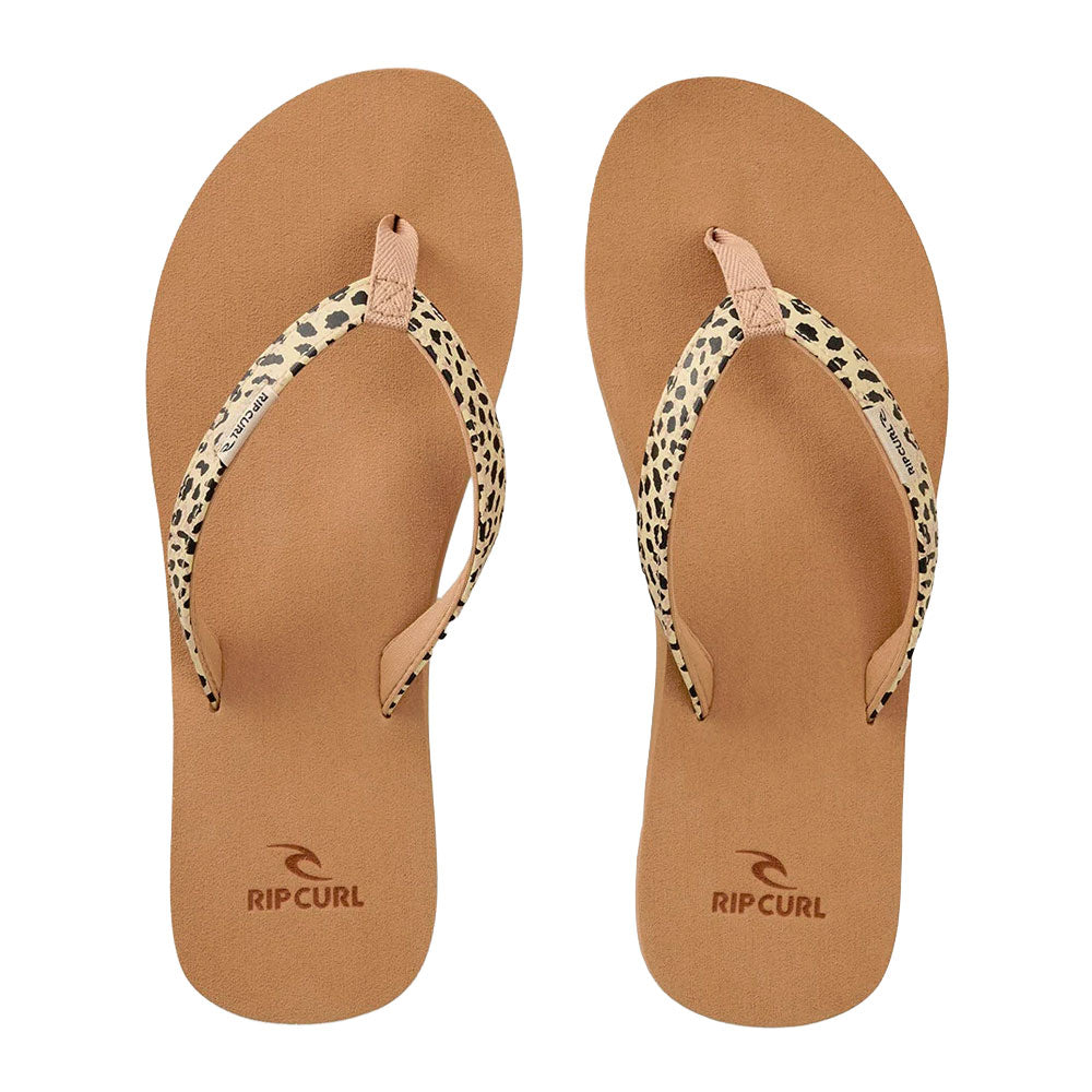 Rip Curl Womens Freedom Bloom Open Toe Flip Flop Natural