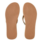 Rip Curl Womens Freedom Bloom Open Toe Flip Flop Natural