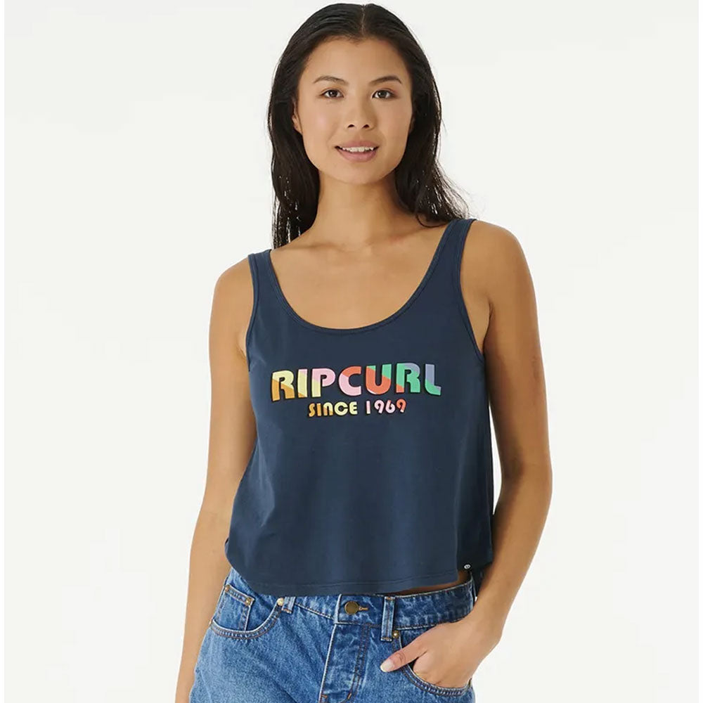 Rip Curl Womens Icons Of Surf Pump Font Tank