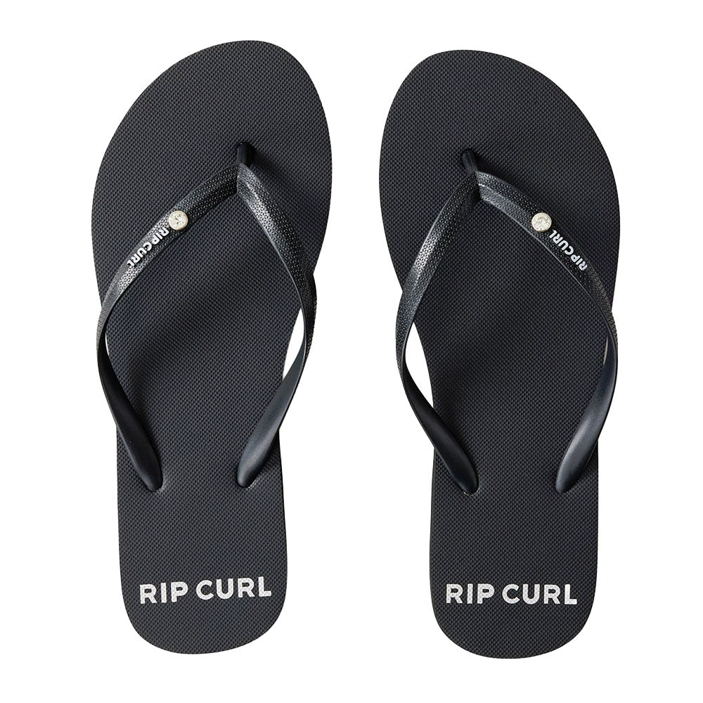 Rip Curl Womens Premium Surf Bloom Open Toe Flip Flop Black