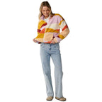 Rip Curl Womens Retro Swell Standard Zip Polar Fleece Multi