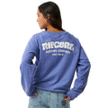 Rip Curl Womens Surf Puff Raglan Relaxed Crew Mid Blue