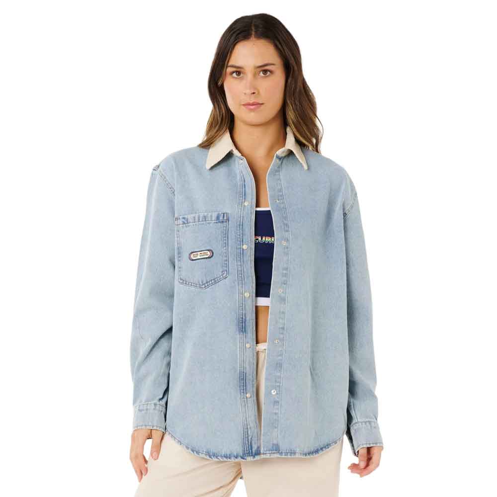 Rip Curl Womens Surf Side Relaxed Denim Shirt