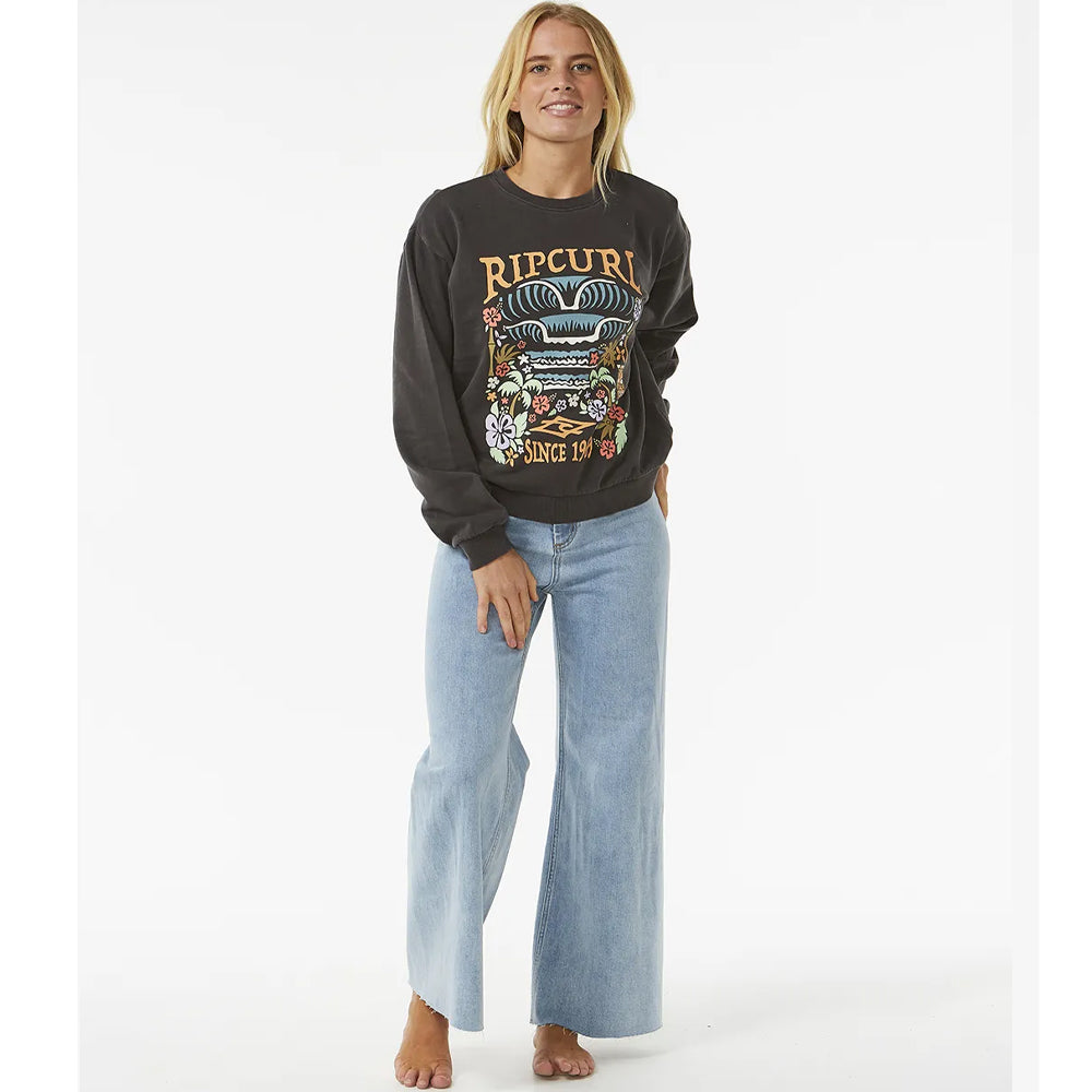 Rip Curl Womens Tiki Tropic Relaxed Crew