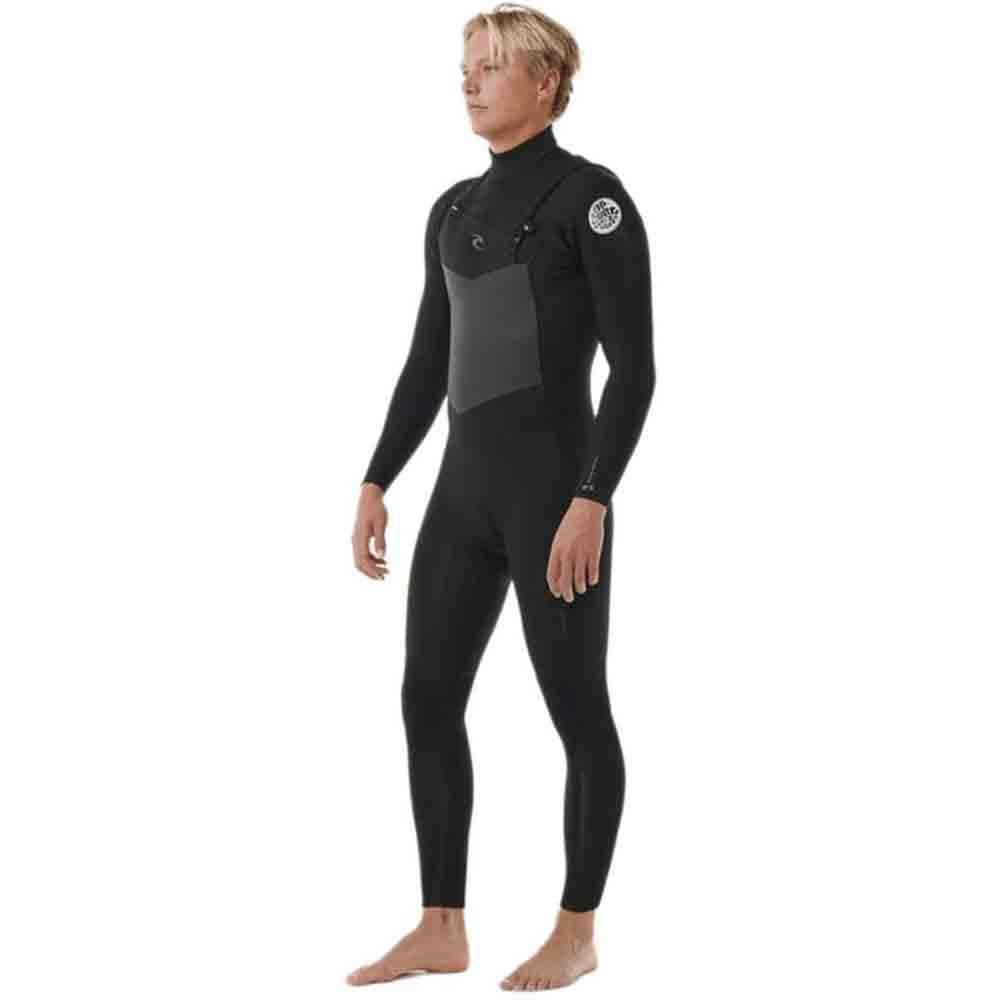 RipCurl 4/3mm Dawn Patrol ST Chest Zip Black