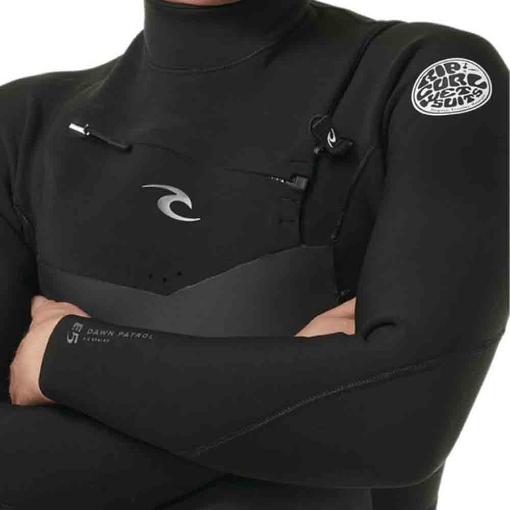 RipCurl 4/3mm Dawn Patrol ST Chest Zip Black